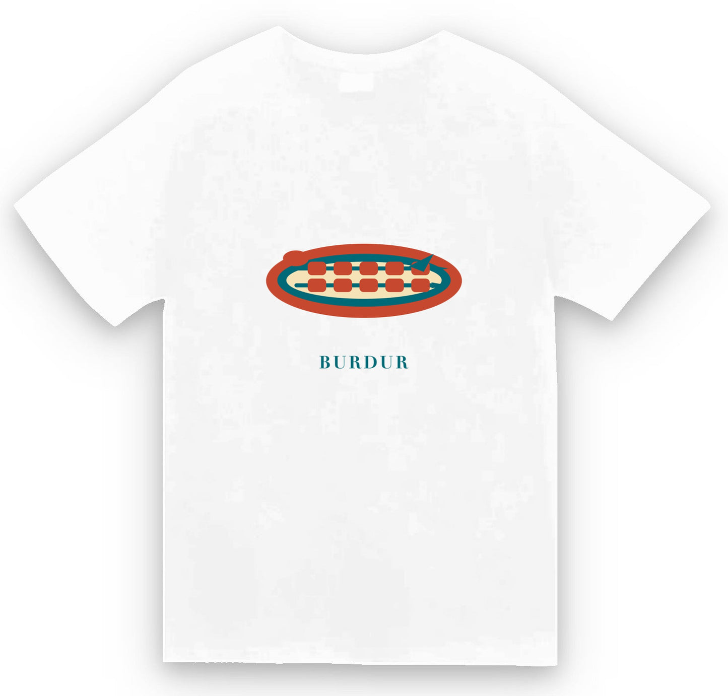Burdur Şişi baskılı beyaz t-shirt