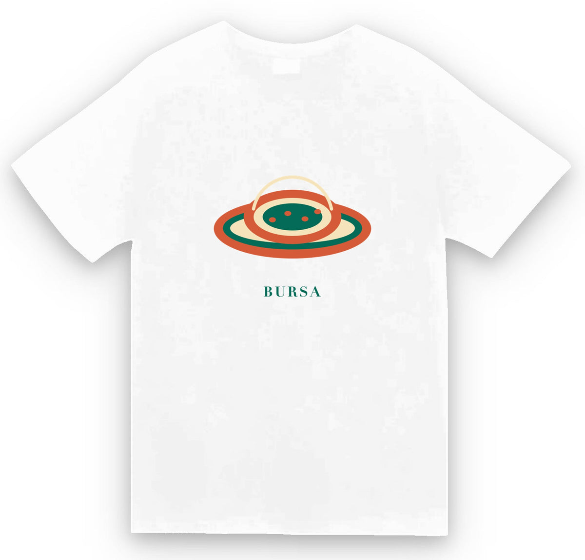 Bursa Cantık baskılı beyaz t-shirt