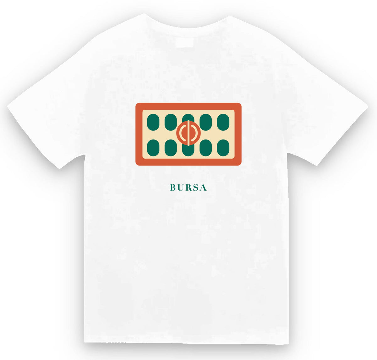 Bursa Koza Han baskılı beyaz t-shirt