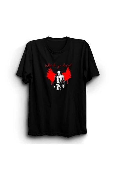fame-stoned What Do You Desire Baskılı T-shirt