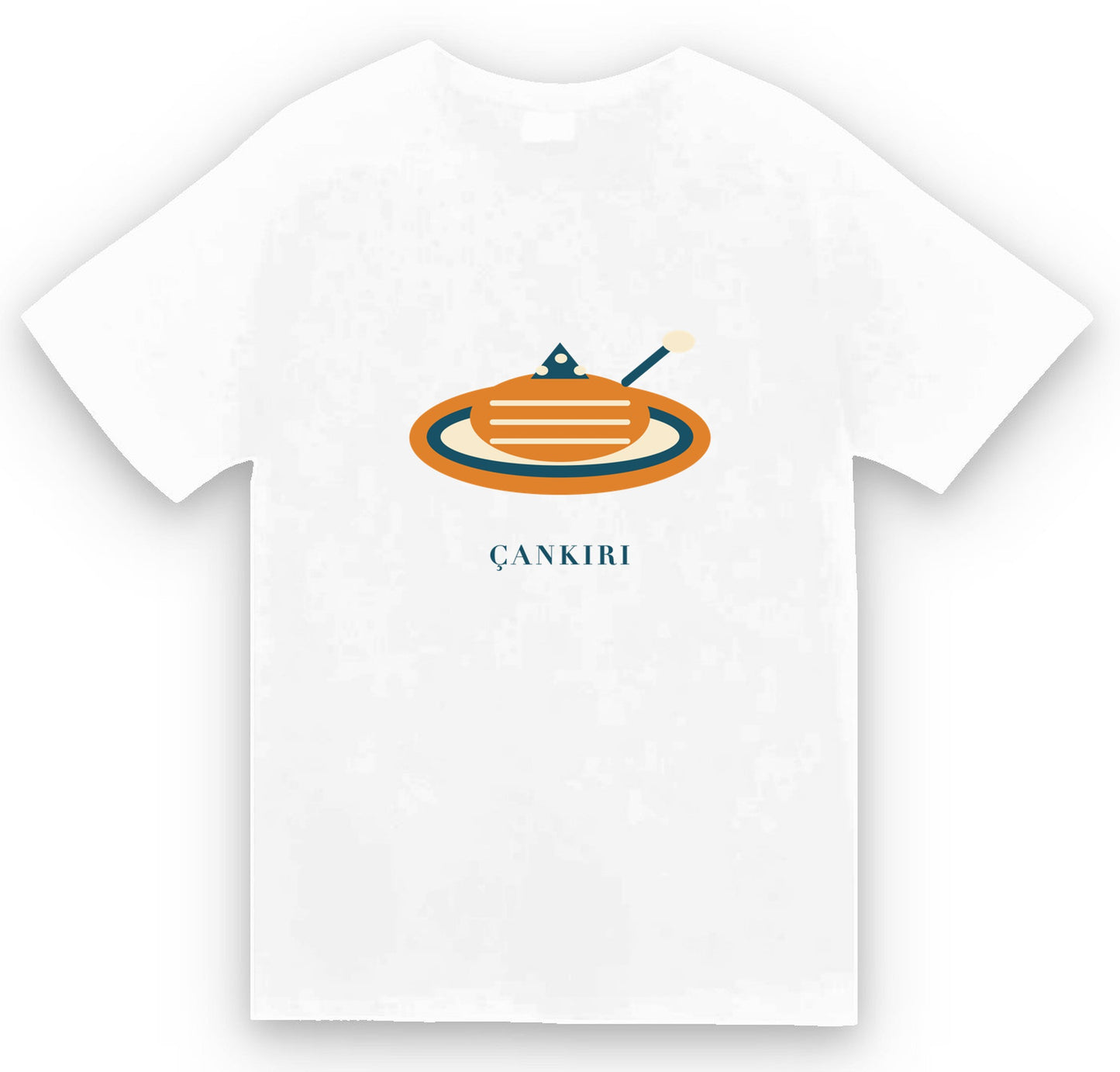 Çankırı Höşmerim Tatlısı baskılı beyaz t-shirt