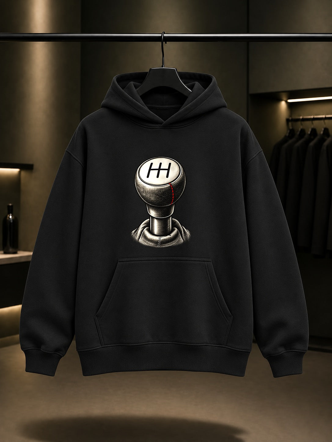 Mini Vites Baskılı Unisex %100 Pamuk Kapüşonlu Sweatshirt · Otomobil