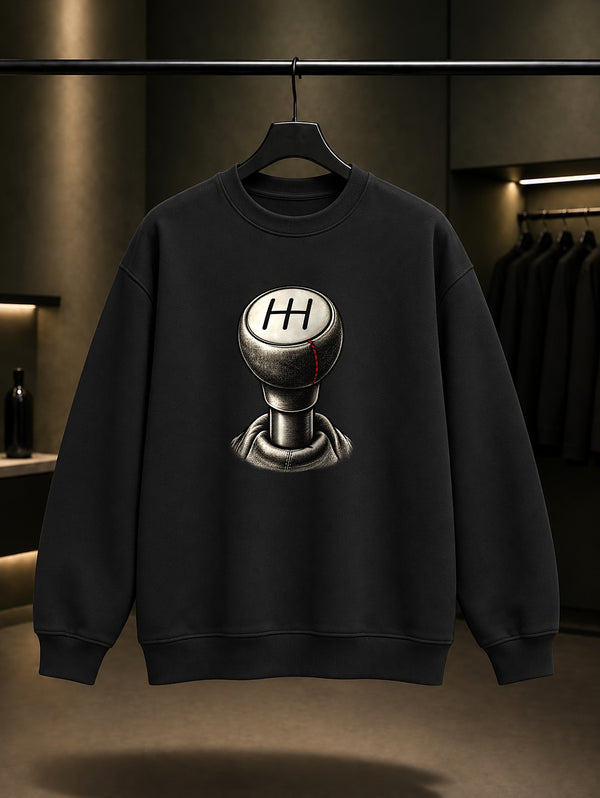 Mini Vites Baskılı Unisex %100 Pamuk Sweatshirt · Otomobil