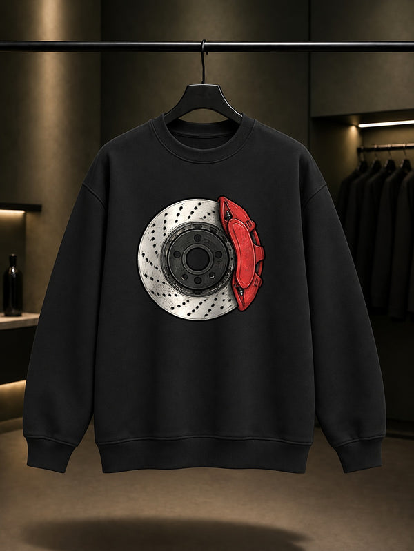 Mini Fren Baskılı Unisex %100 Pamuk Sweatshirt · Otomobil