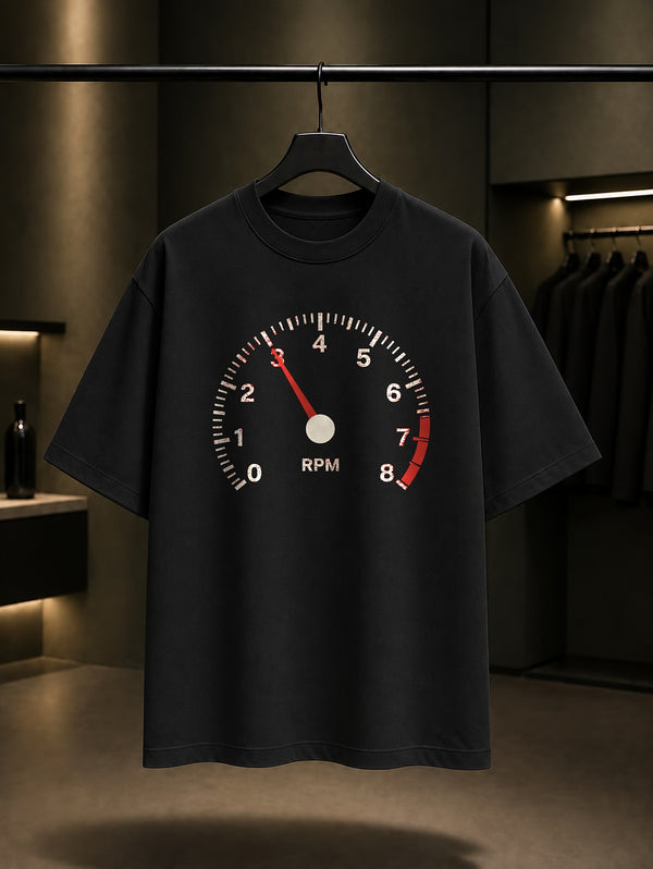 Devir Saati Baskılı Unisex %100 Pamuk Tişört · Otomobil