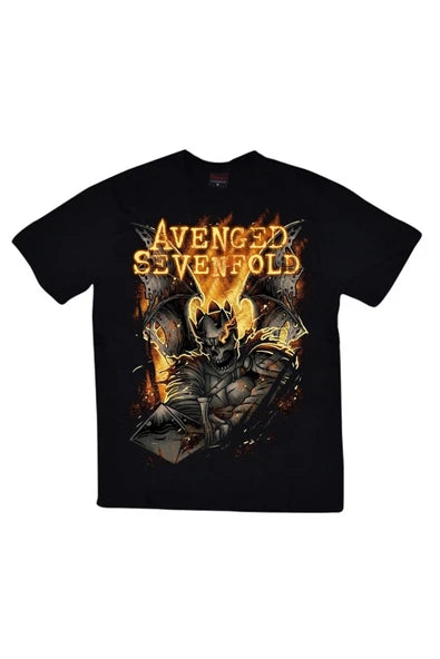 fame-stoned Avenged Sevenfold Baskılı Unisex %100 Pamuk T-shirt
