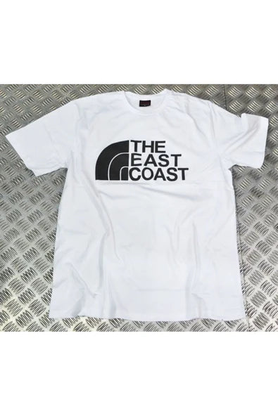 fame-stoned East Coast Baskılı T-shirt