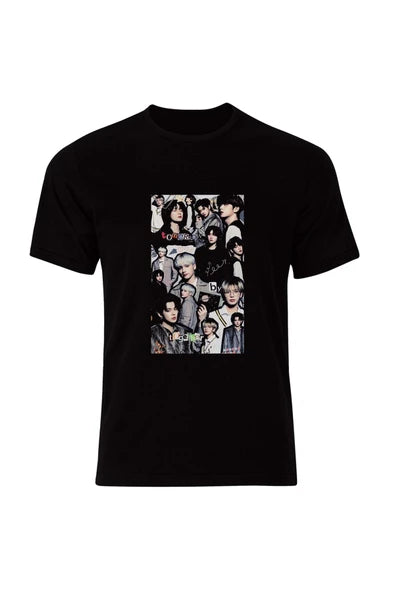 fame-stoned Txt Kpop Müzik Grubu Baskılı Unisex %100 Pamuk T-shirt (YEONJUN,SOOBİN,BEOMGYU,TAEHYUN,HUENİNG KAİ)