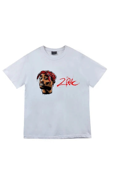 fame-stoned Unisex Tupac Shakur Baskılı T-shirt