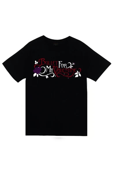 fame-stoned Bullet For My Valentine Baskılı Unisex %100 Pamuk Sarı T-shirt