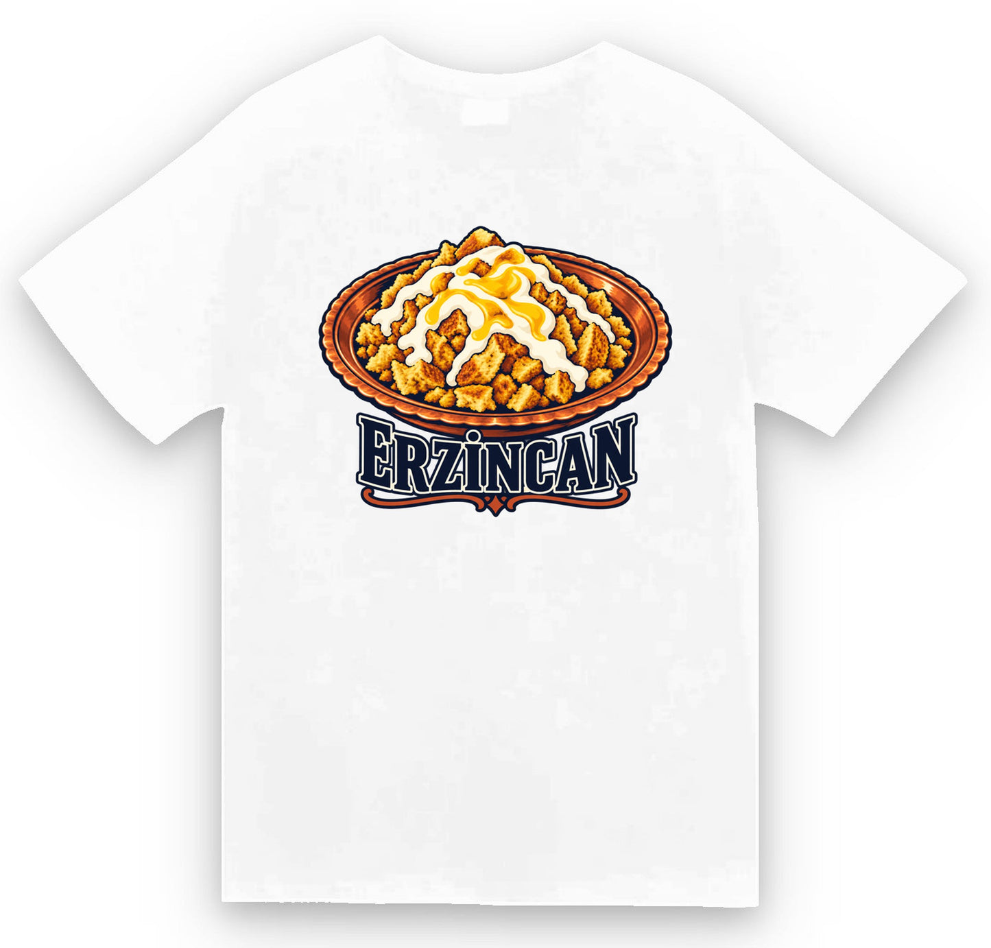 Erzincan Babikko baskılı beyaz t-shirt