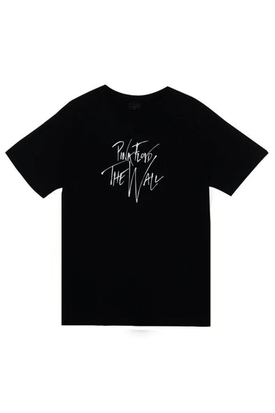 fame-stoned Pink Floyd Baskılı Unisex %100 Pamuk Siyah T-shirt