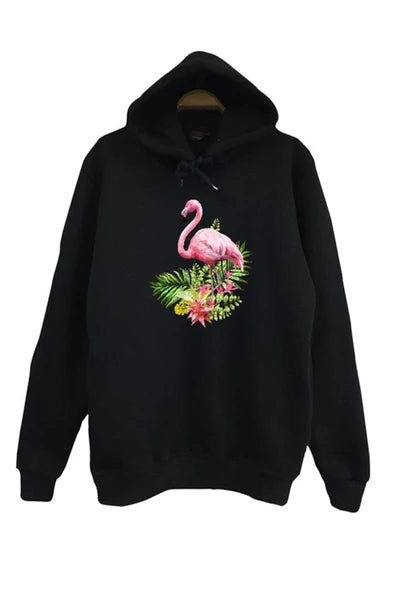 fame-stoned Flamingo Baskılı Çocuk Sweatshirt