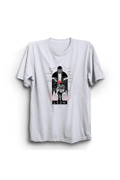 fame-stoned Unisex Beyaz Leon Sevginin Gücü Baskılı T-Shirt