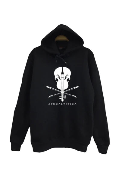 fame-stoned Apocalyptica Baskılı Kapüşonlu Sweatshirt
