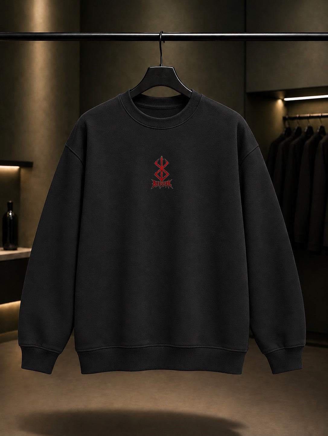 Berserk Mini Brand Sweatshirt Siyah