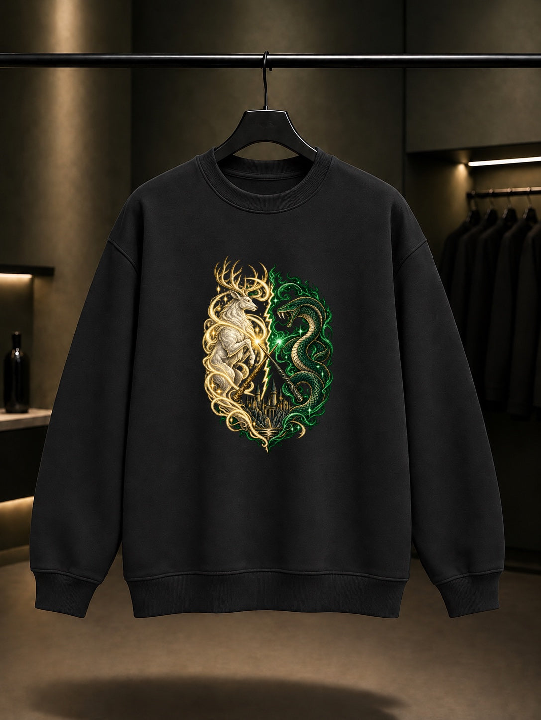 Harry Potter Light and Dark Sweatshirt Siyah