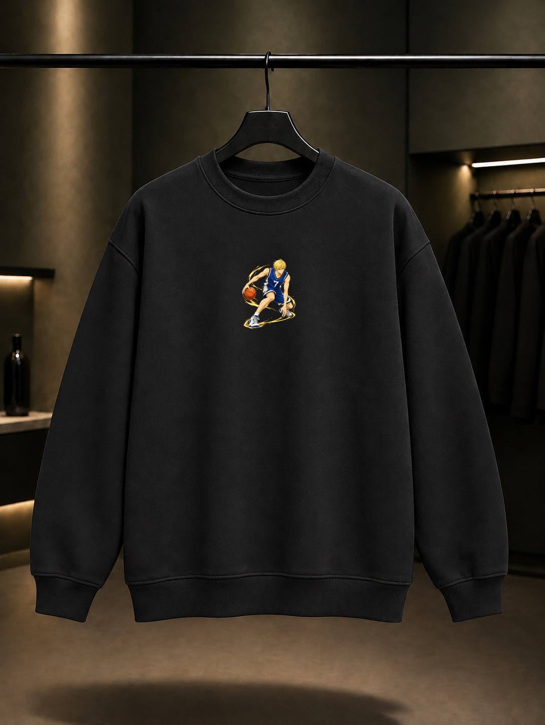 Kise Ryota Mini Crossover Sweatshirt Siyah