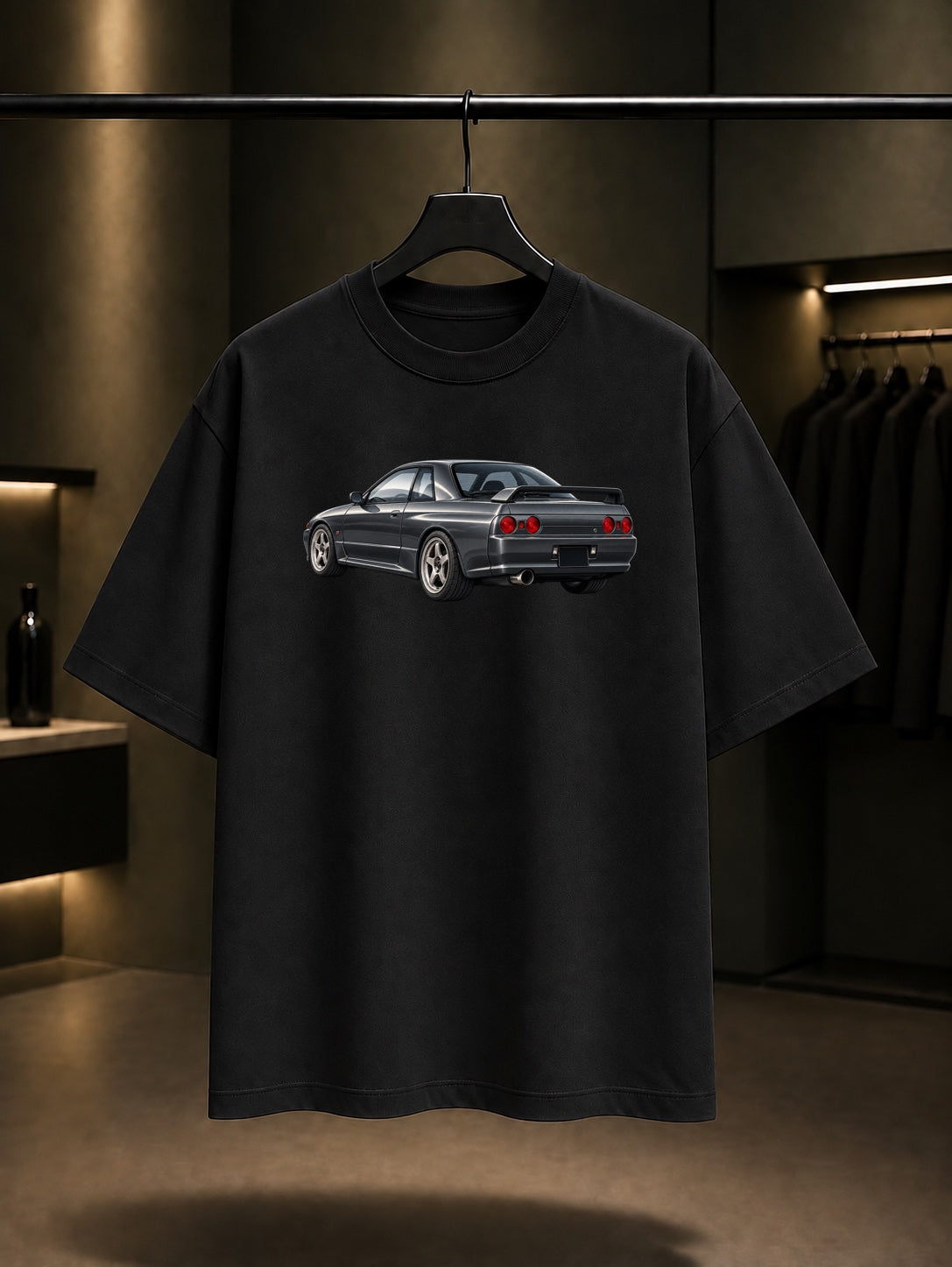 Midnight Club Skyline BNR32 GT-R Tişört Siyah