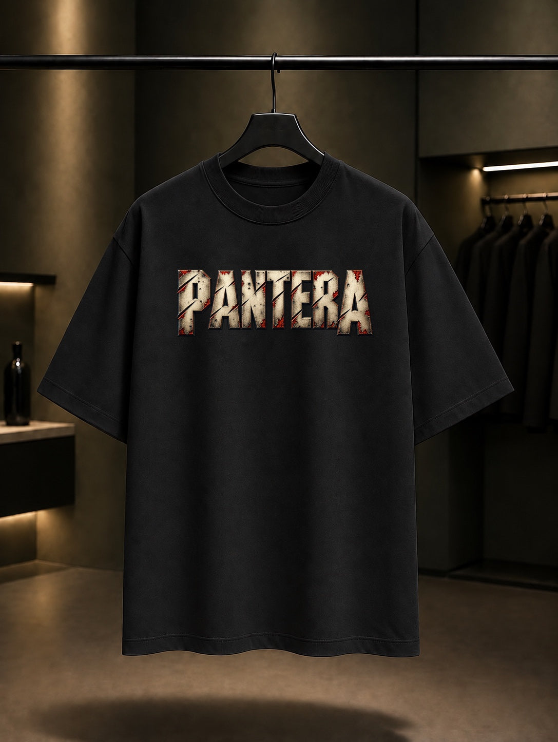Pantera Metal Logo Tişört Siyah