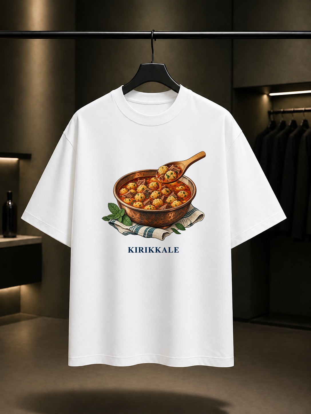 Kırıkkale Tuvalak baskılı beyaz t-shirt