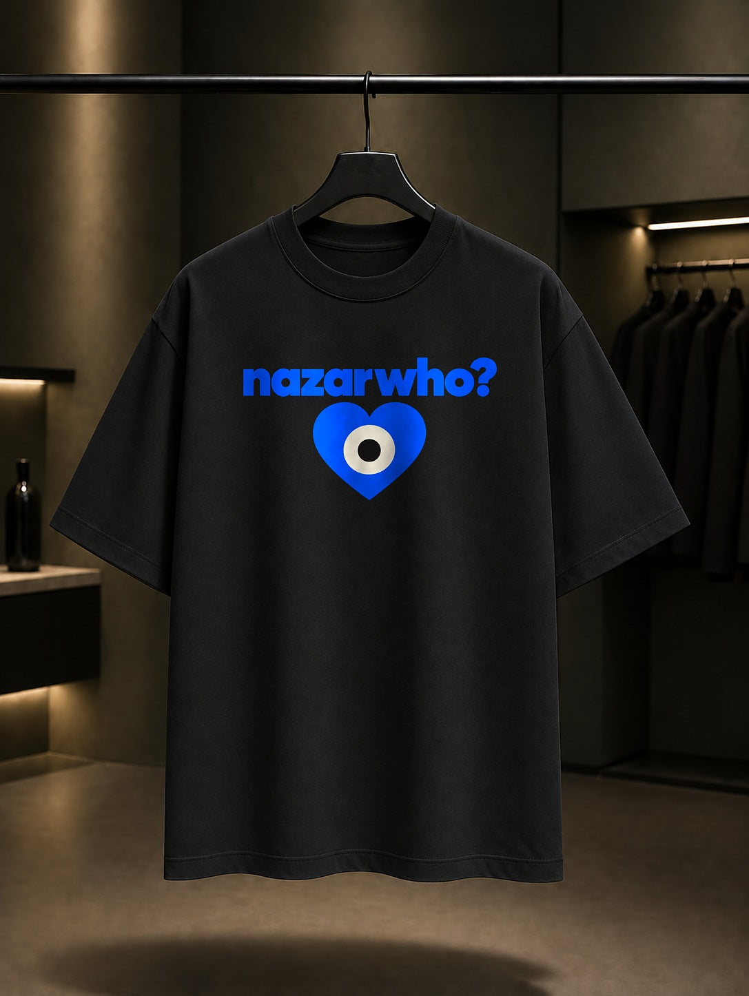 Nazar Kim Baskılı Unisex %100 Pamuk Tişört · Nazar
