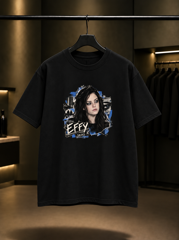 Skins Effy Tişört — Siyah