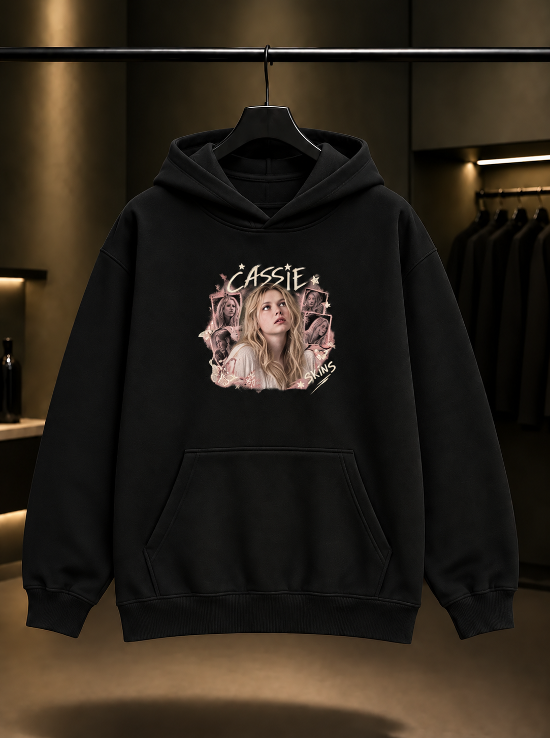 Skins Cassie Kapüşonlu Sweatshirt — Siyah