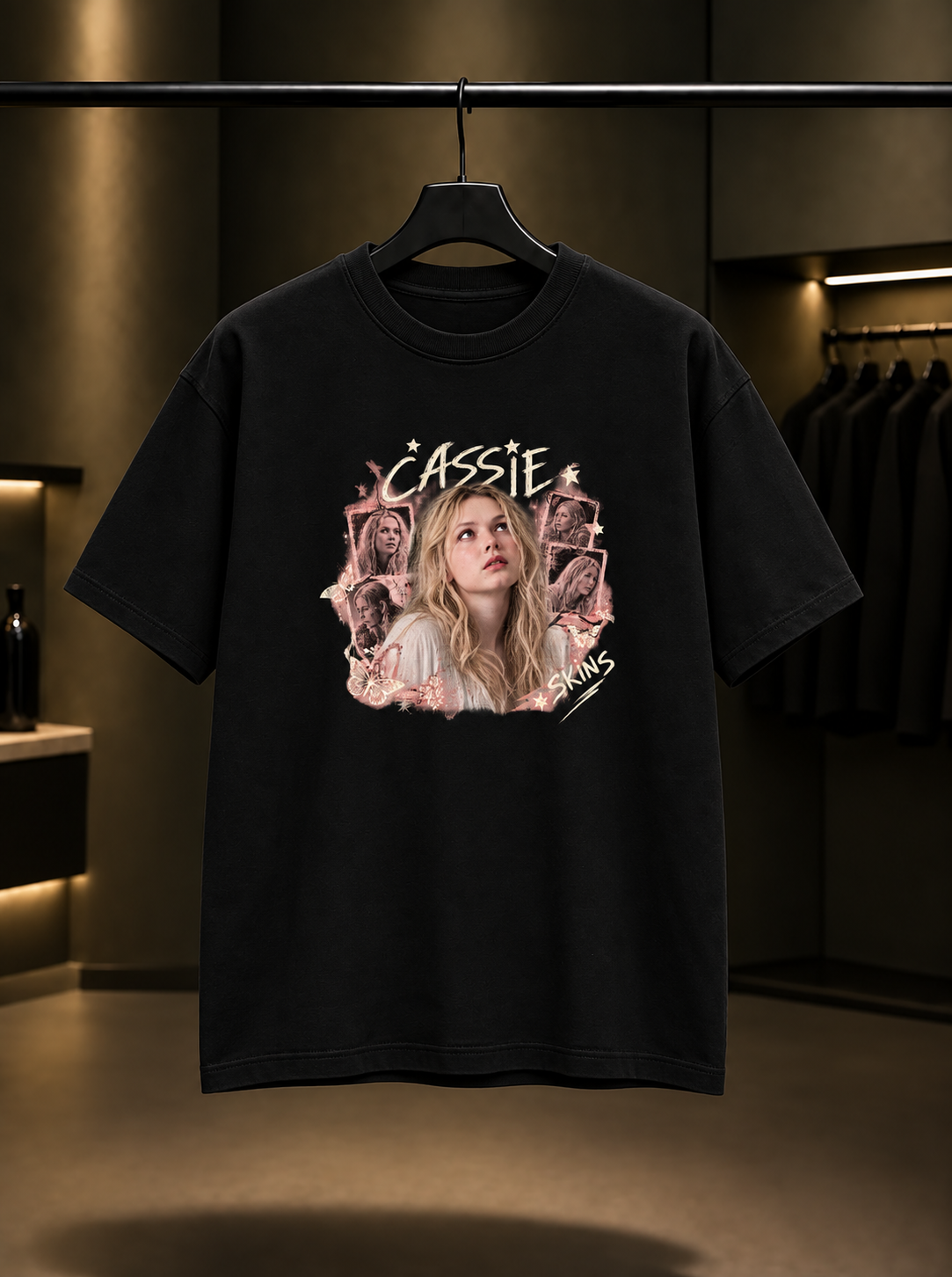 Skins Cassie Tişört — Siyah