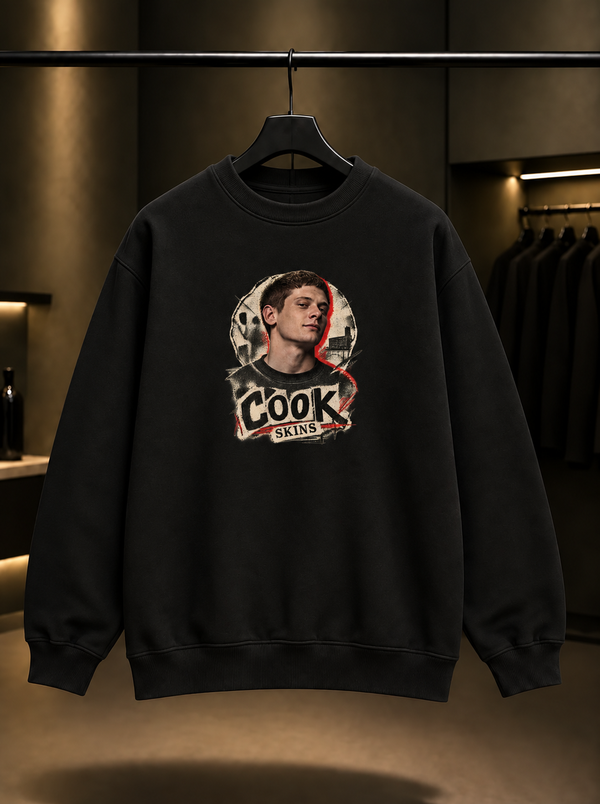 Skins Cook Sweatshirt — Siyah