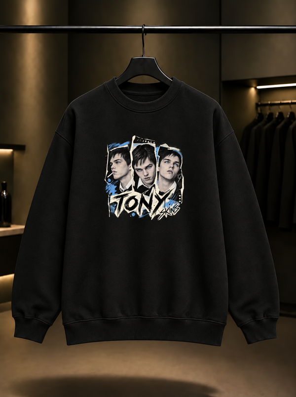 Skins Tony Sweatshirt — Siyah