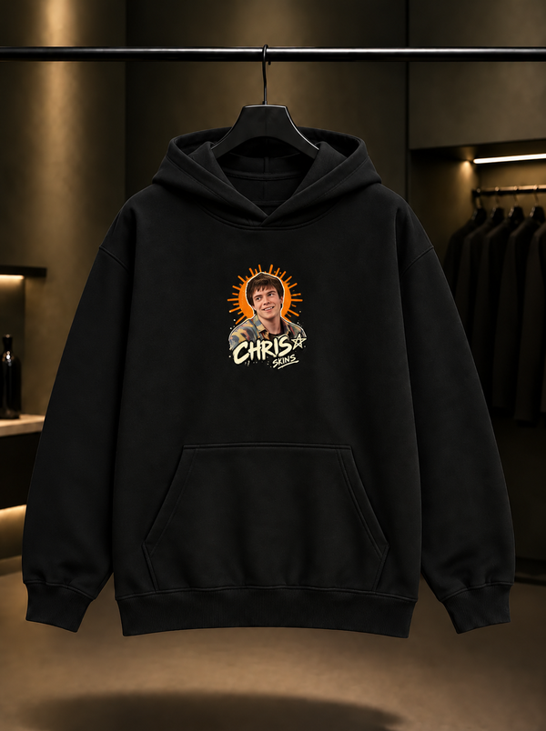 Skins Chris Kapüşonlu Sweatshirt — Siyah