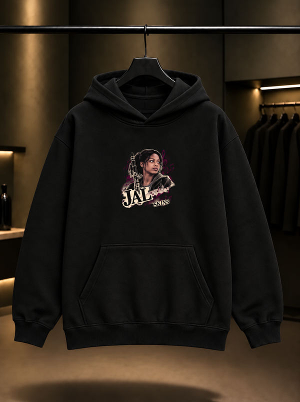 Skins Jal Kapüşonlu Sweatshirt — Siyah