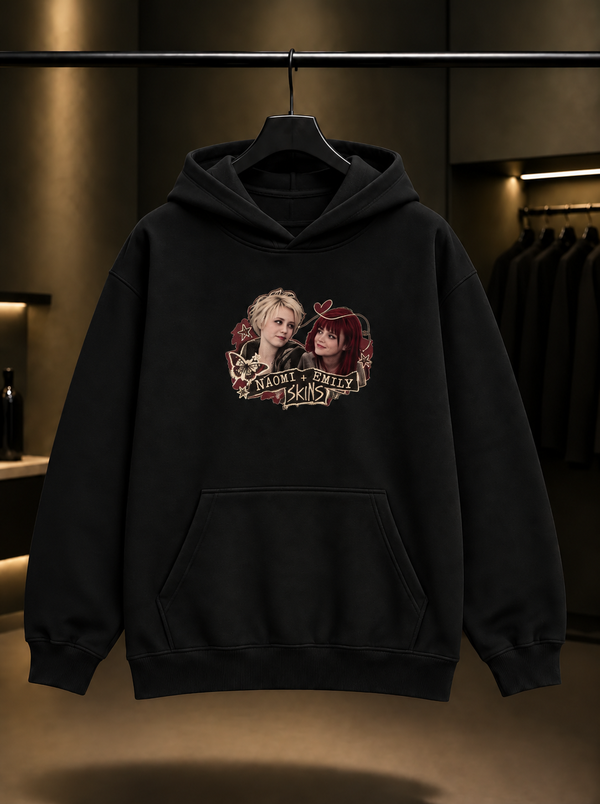 Skins Naomi Emily Kapüşonlu Sweatshirt — Siyah