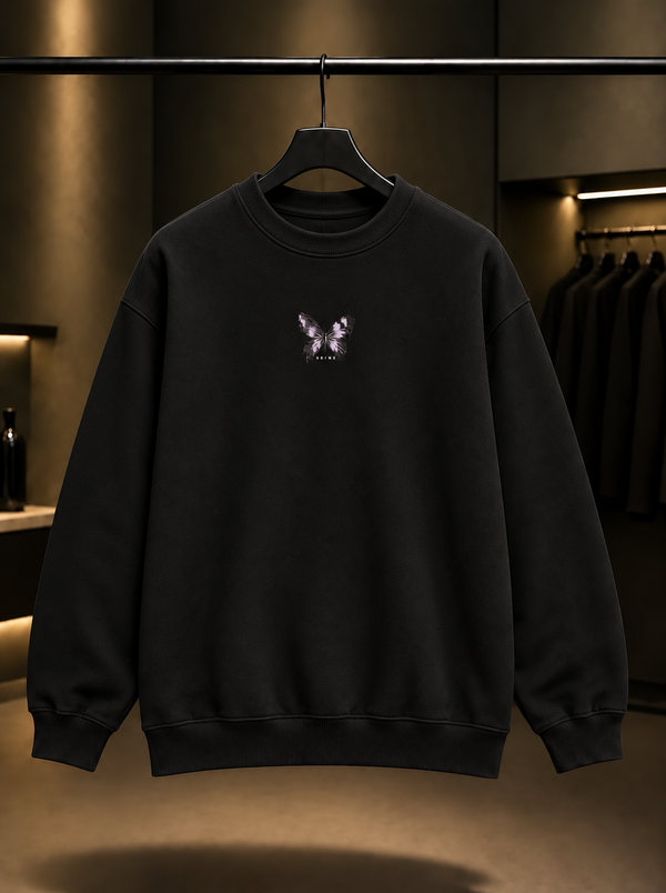 Skins Mini Butterfly Sweatshirt — Siyah