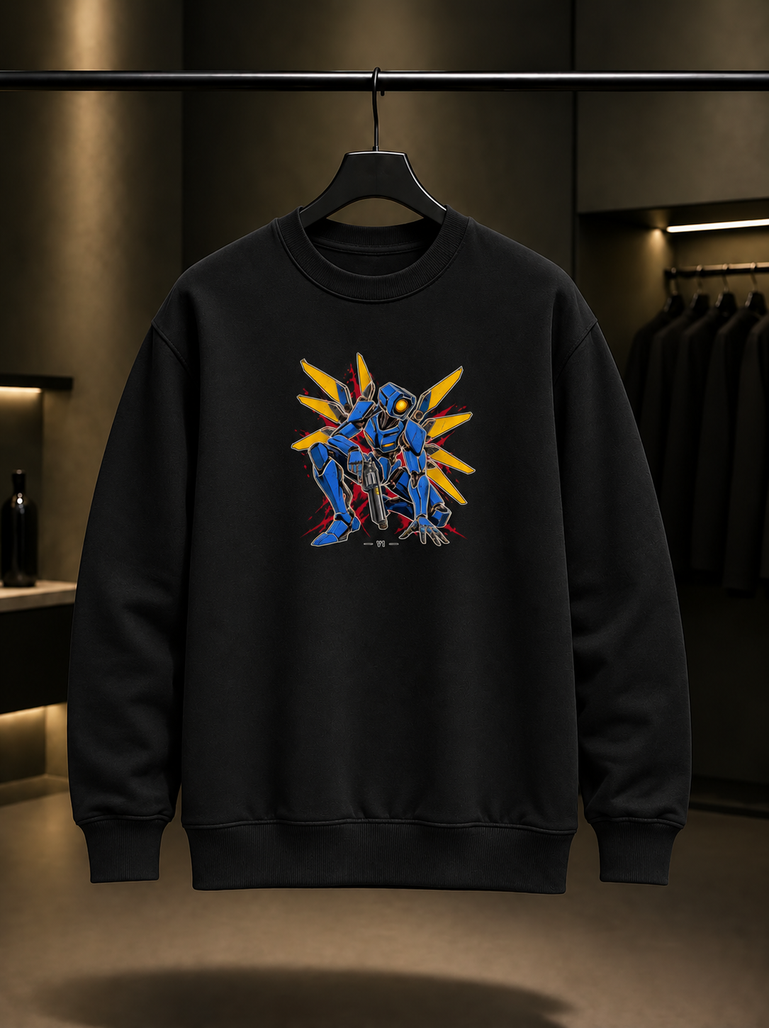 ULTRAKILL V1 Wing Array Sweatshirt — Siyah