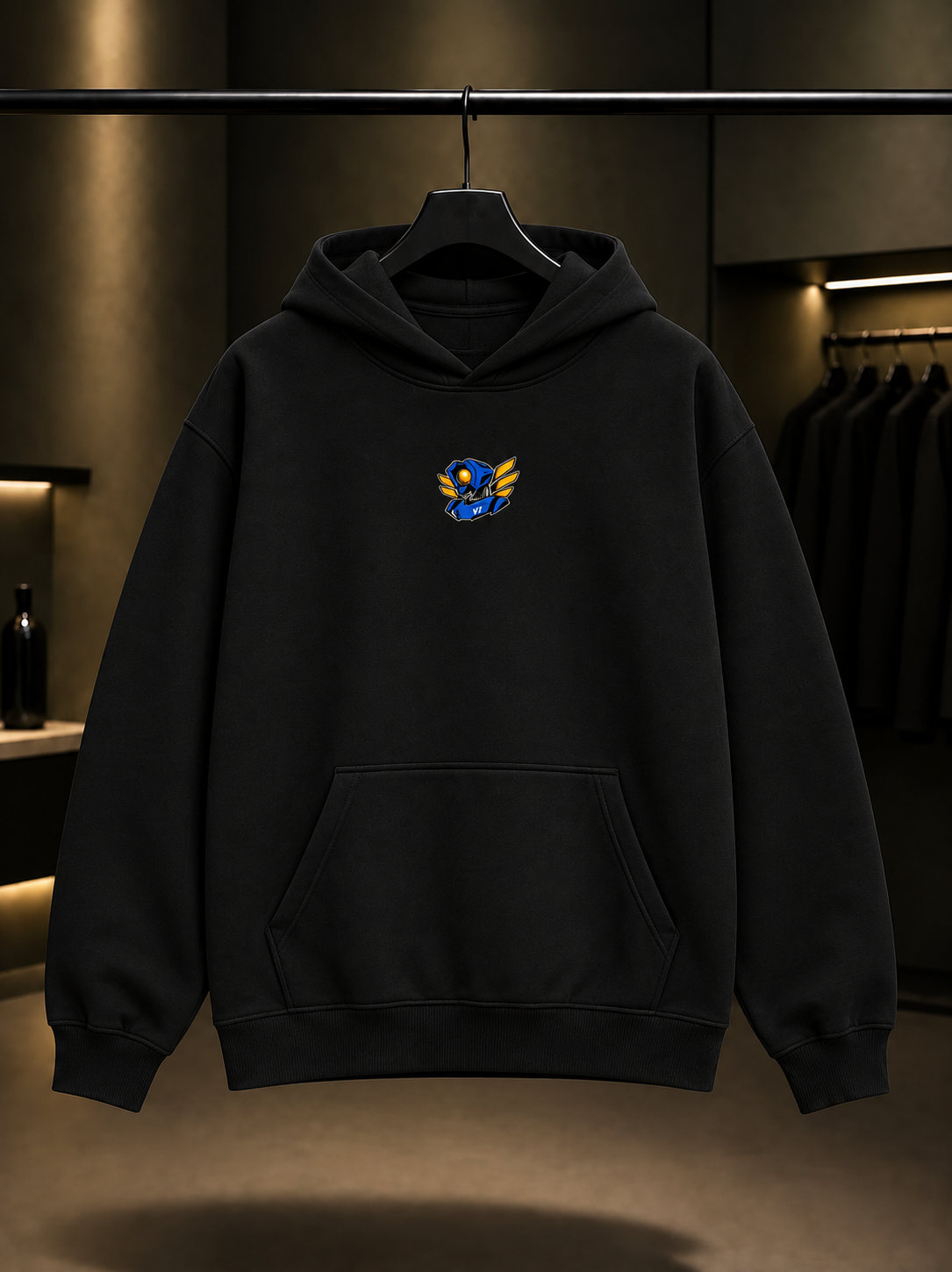 ULTRAKILL Mini V1 Kapüşonlu Sweatshirt — Siyah