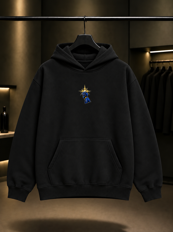 ULTRAKILL Mini Feedbacker Kapüşonlu Sweatshirt — Siyah