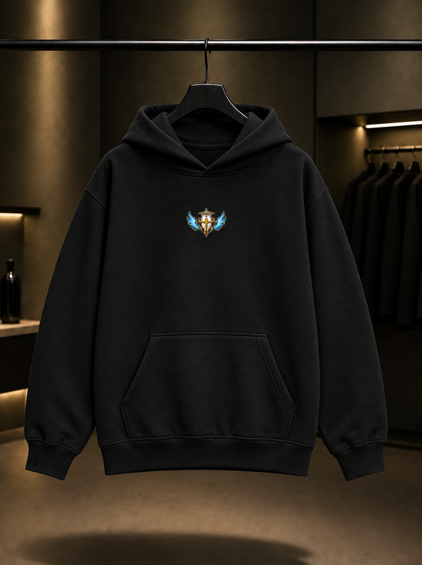 ULTRAKILL Mini Gabriel Kapüşonlu Sweatshirt — Siyah