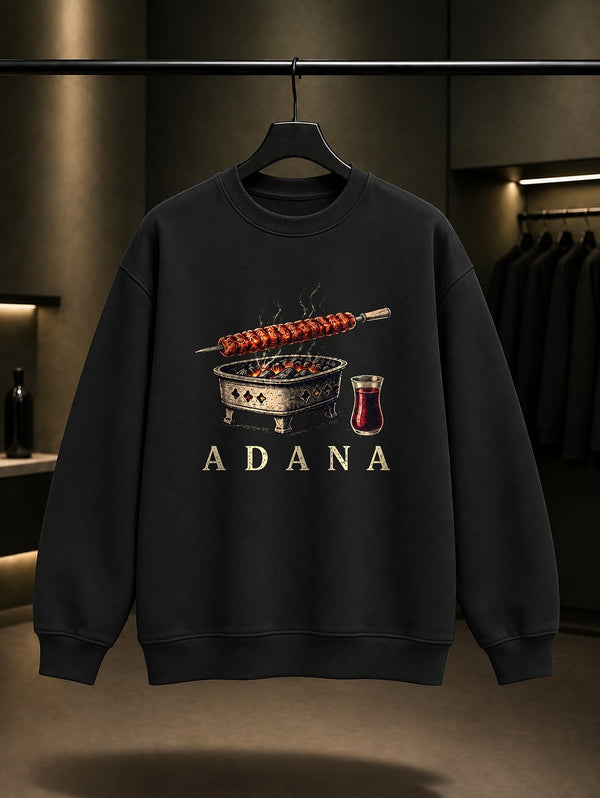 Adana Kebabı Sweatshirt – Siyah