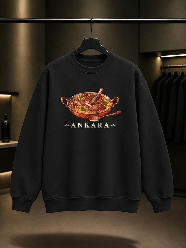 Ankara Tavası Sweatshirt – Siyah