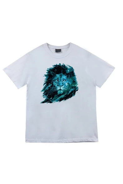 fame-stoned  Aslan Baskılı T-shirt