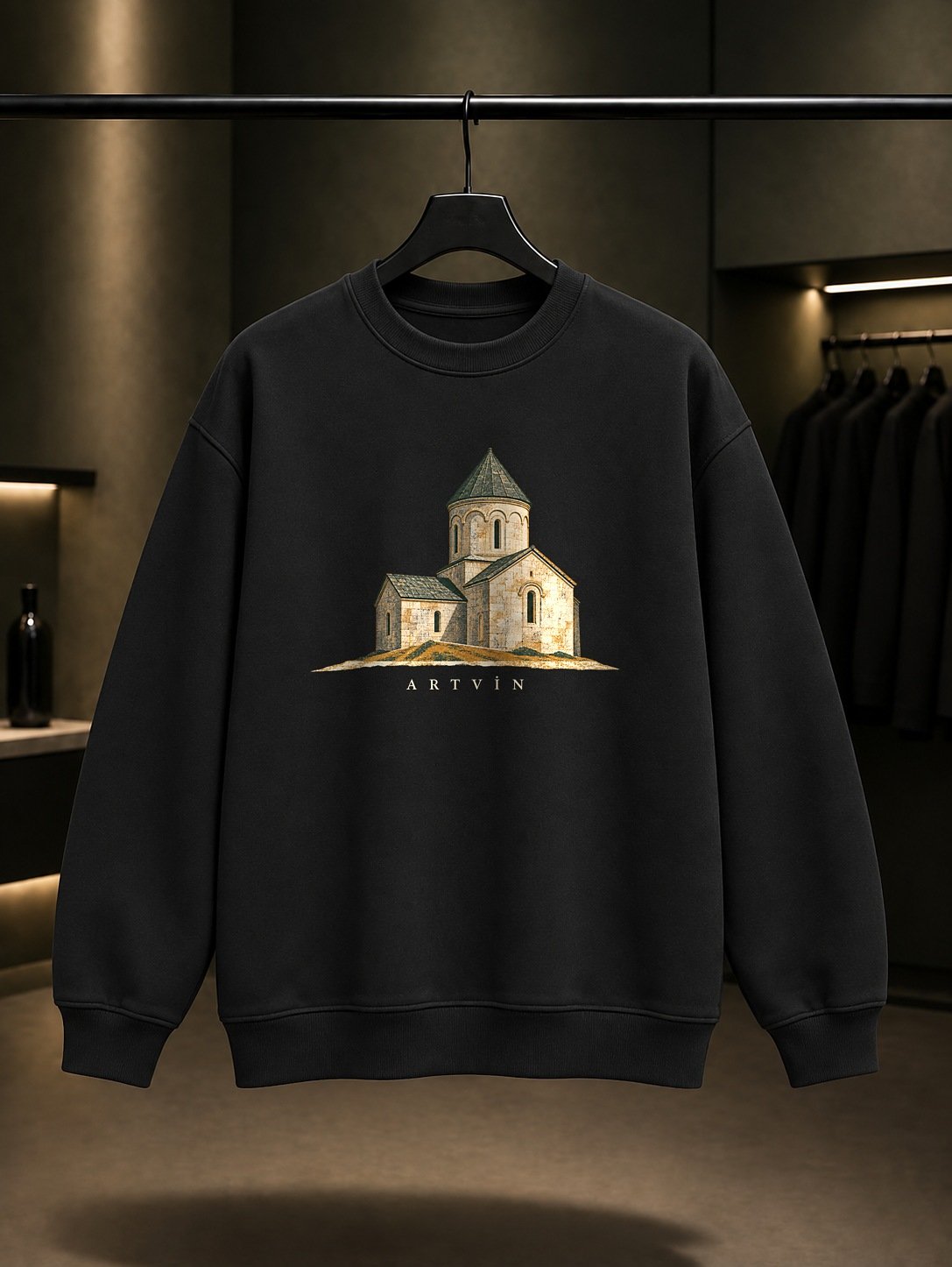 Artvin İşhan Kilisesi Sweatshirt – Siyah