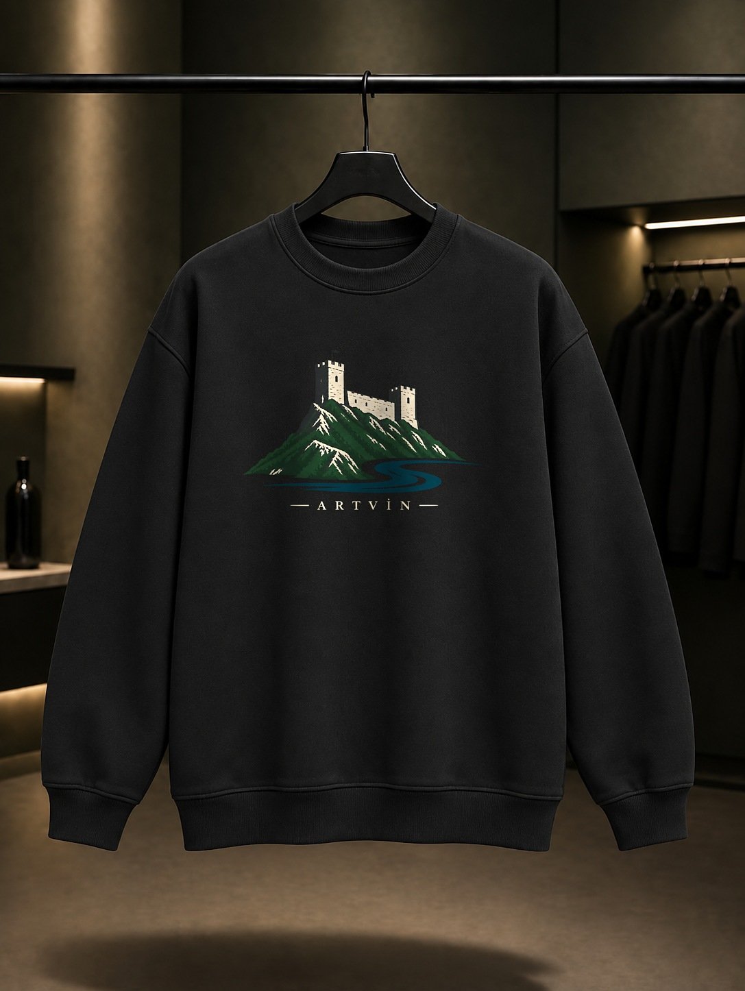 Artvin Livane Kalesi Sweatshirt – Siyah