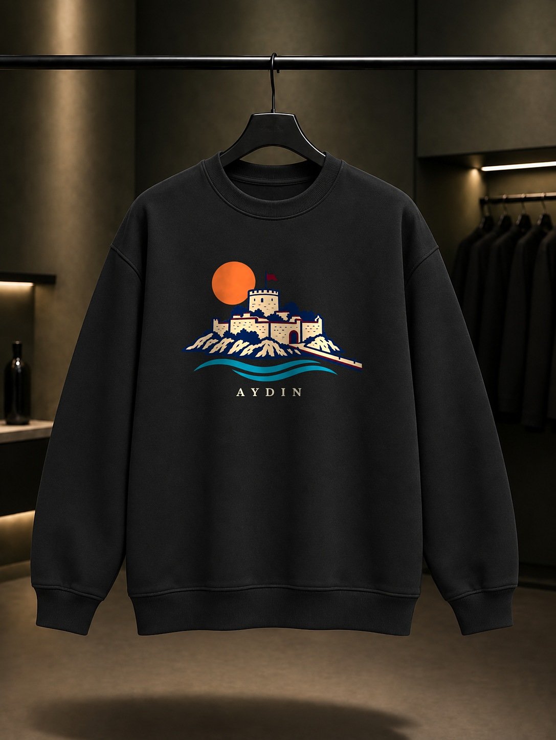 Aydın Güvercinada Sweatshirt – Siyah