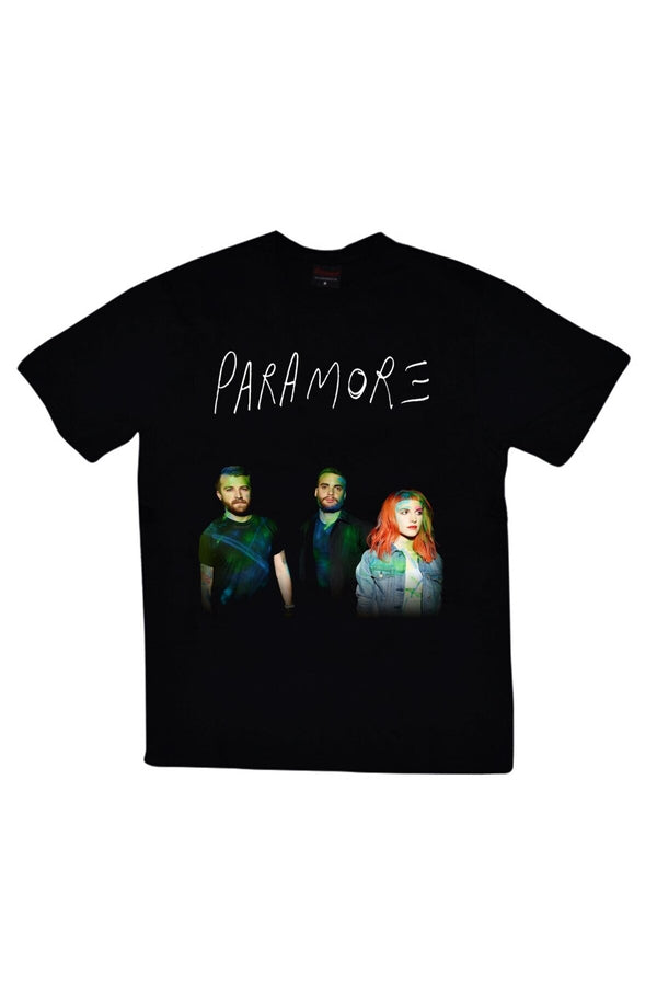 Paramore Baskılı Unisex %100 Pamuk Tişört – Siyah