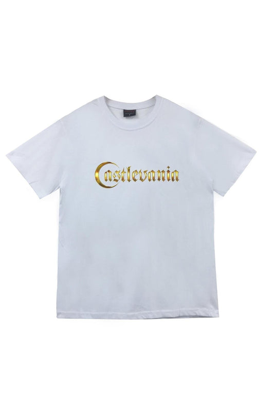 Castlevania Lords Of Shadow Anime Baskılı Unisex %100 Pamuk Beyaz T-shirt