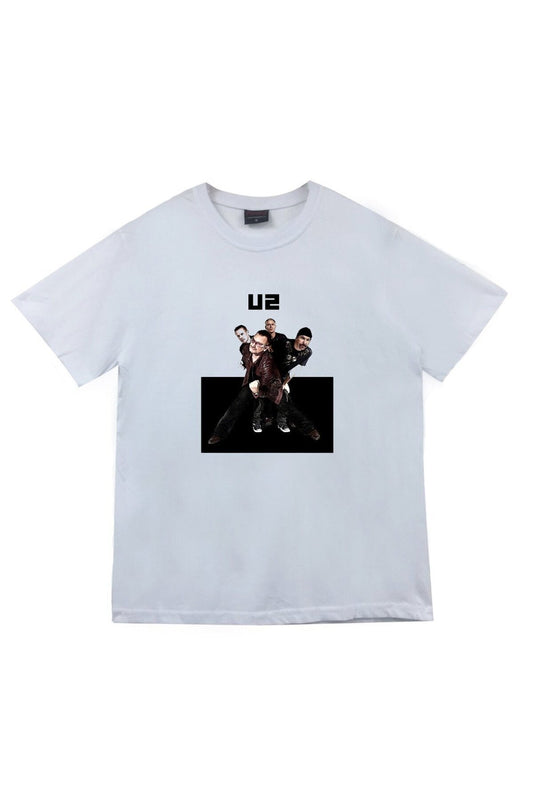 U2 Baskılı T-shirt
