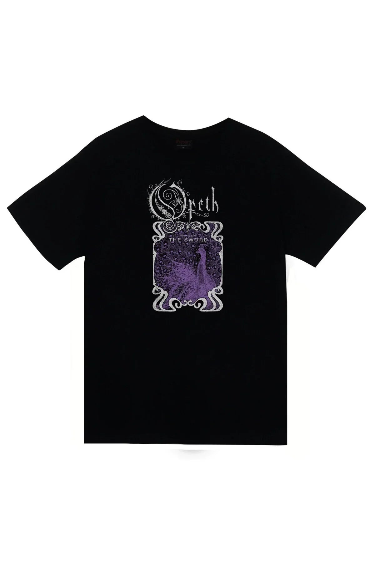 Opeth - Müzik Grubu baskılı siyah tişört