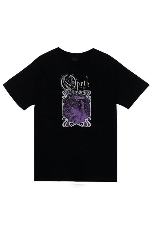 Opeth - Müzik Grubu Baskılı Unisex %100 Pamuk Siyah T-shirt